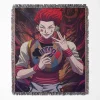 Hunter x Hunter Hisoka Woven Tapestry Throw Blanket - Bold and unique home accent