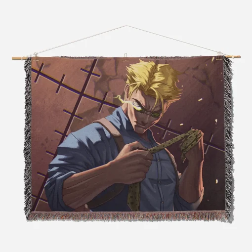 Jujutsu Kaisen Nanami Woven Tapestry Throw Blanket - Cool and minimalist room accent - Image 2