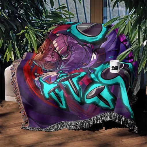 Jujutsu Kaisen Kugisaki Nobara Woven Tapestry Throw Blanket - Trendy wall art for anime lovers - Image 4