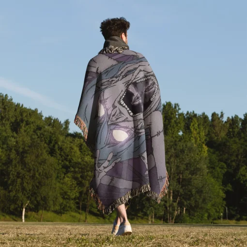 Jujutsu Kaisen Mahito Woven Tapestry Throw Blanket - Unique home decor and cozy throw - Image 5