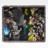 My Hero Academia Woven Tapestry Throw Blanket - Vibrant room decor and wall hanging
