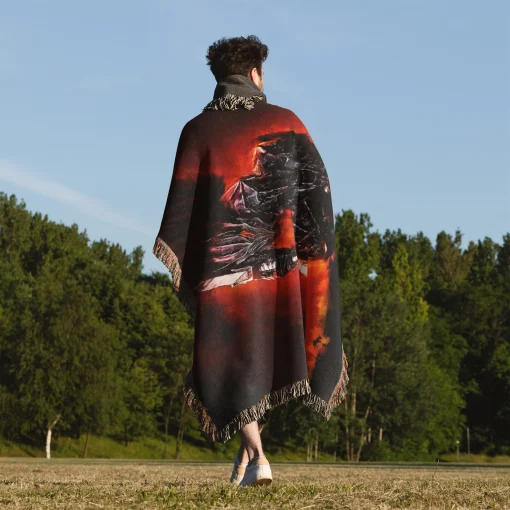 Berserk Armor Woven Tapestry Throw Blanket – Bold Wall Art or Room Decor, Great Gift for Anime Enthusiasts - Image 5