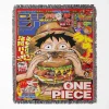 One Piece Manga Cover Woven Tapestry Throw Blanket - Iconic manga-inspired home accent