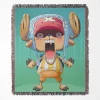 One Piece Tony Tony Chopper Woven Tapestry Throw Blanket - Cute and cozy anime throw