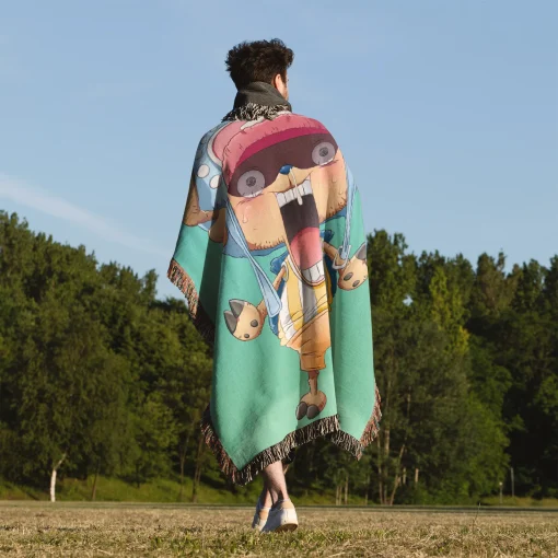 One Piece Tony Tony Chopper Woven Tapestry Throw Blanket - Cute and cozy anime throw - Image 5