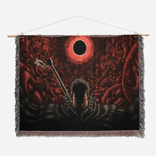 Berserk Woven Tapestry Throw Blanket – Unique Wall Rug or Picnic Mat, Ideal for Home Decor - Image 2