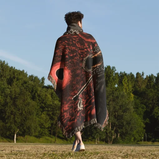 Berserk Woven Tapestry Throw Blanket – Unique Wall Rug or Picnic Mat, Ideal for Home Decor - Image 5