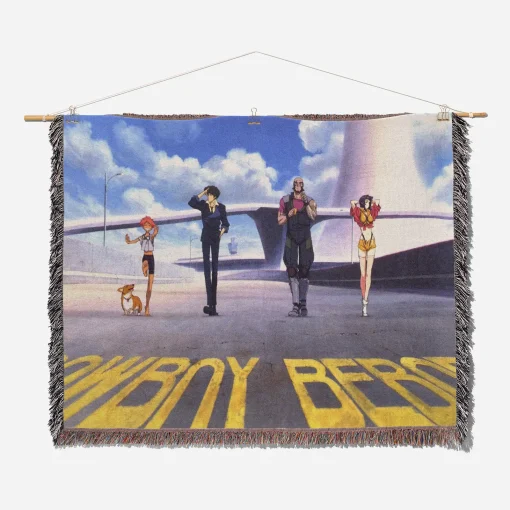 Cowboy Bebop Woven Tapestry Throw Blanket - Classic anime home accent - Image 2