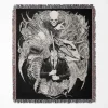 Chainsaw Man Aki Hayakawa Woven Tapestry Throw Blanket - Dark anime wall art for edgy interiors