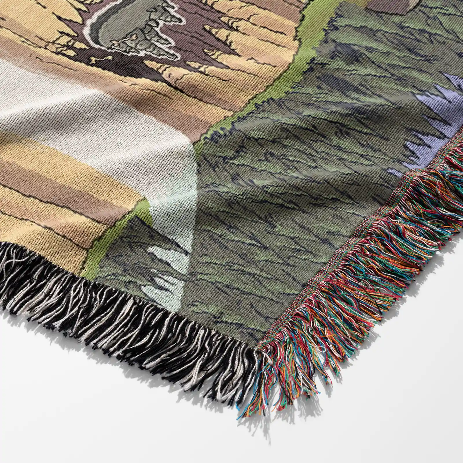 Gravity Town Map Woven Tapestry Throw Blanket – Vintage Wall Art, Cozy Room Decor, Perfect Gift - Image 6