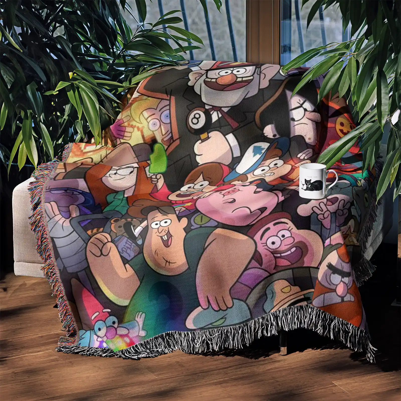 Gravity Woven Tapestry Throw Blanket – Fun Wall Rug, Cool Room Decor, Collectible Home Accent - Image 3