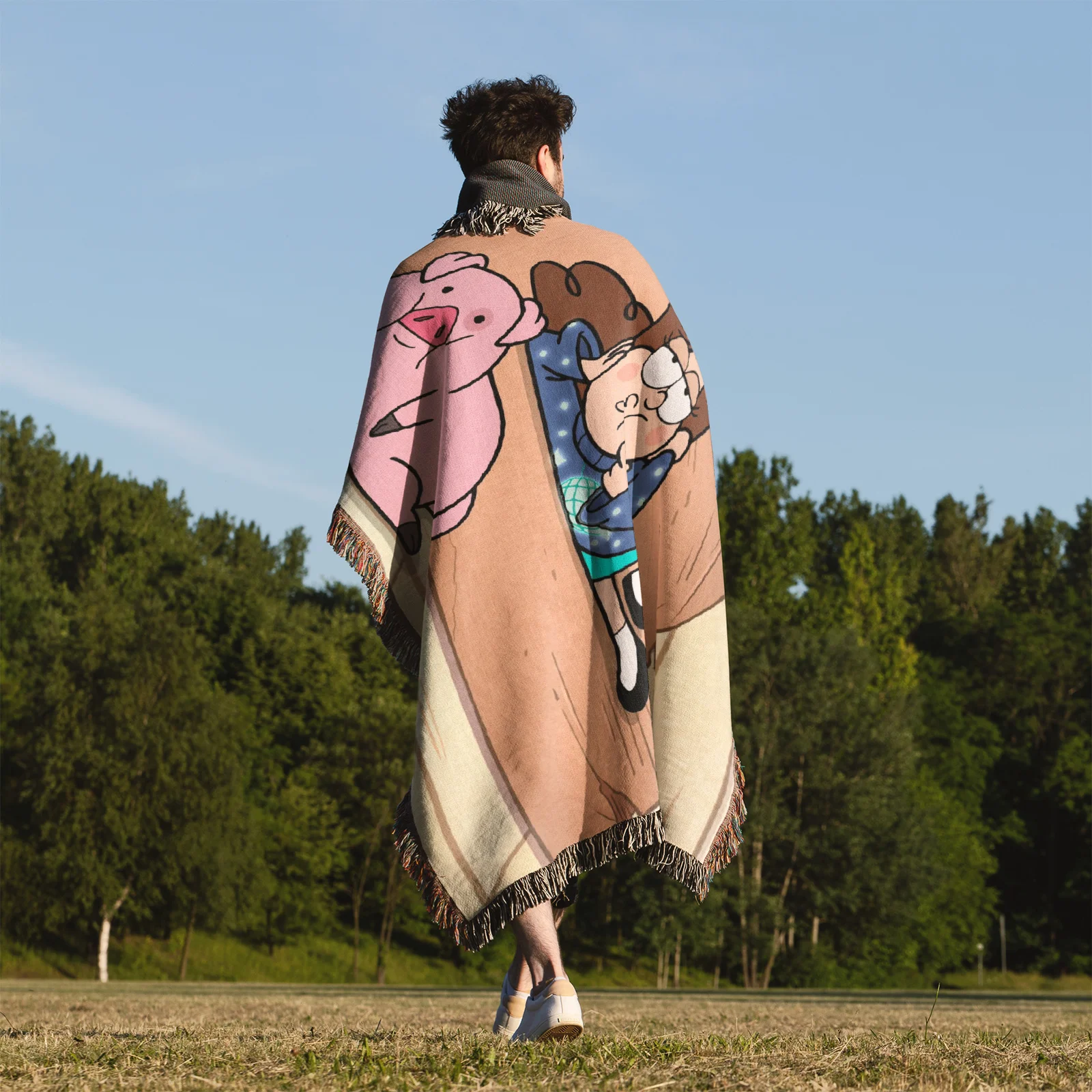 Gravity Woven Tapestry Throw Blanket – Stylish Wall Art, Unique Room Decor, Perfect for Home Decor - Image 5