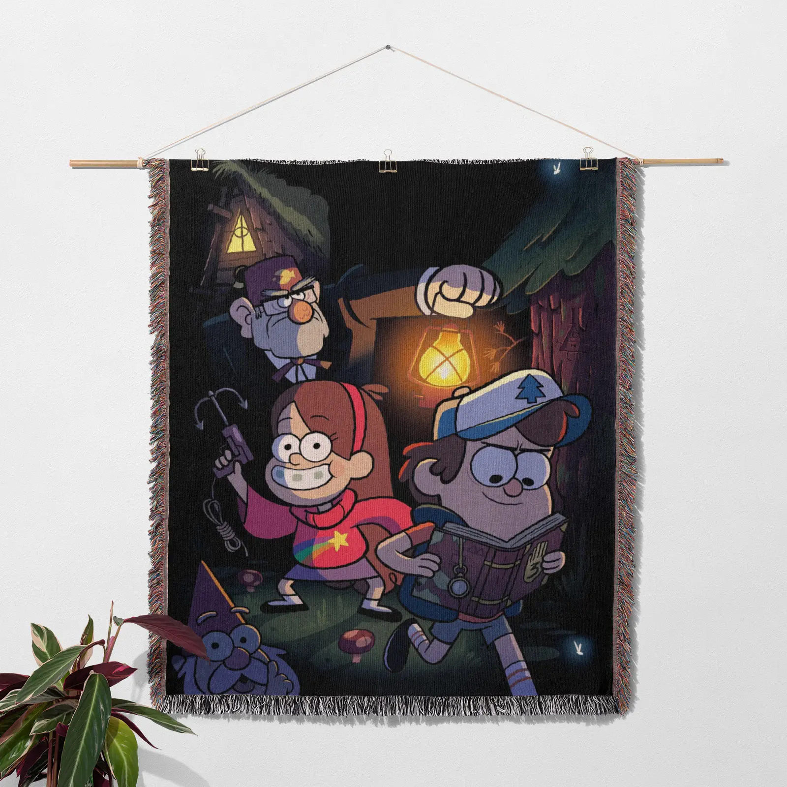 Gravity Woven Tapestry Throw Blanket – Bright Wall Rug, Cozy Room Accent, Great Gift for Fans - Image 2