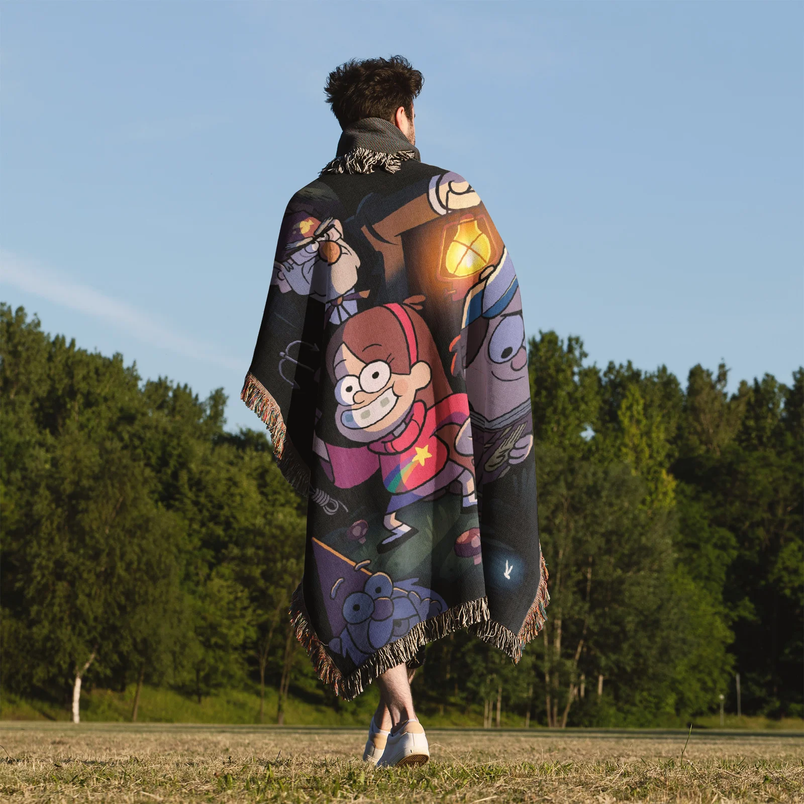 Gravity Woven Tapestry Throw Blanket – Bright Wall Rug, Cozy Room Accent, Great Gift for Fans - Image 5