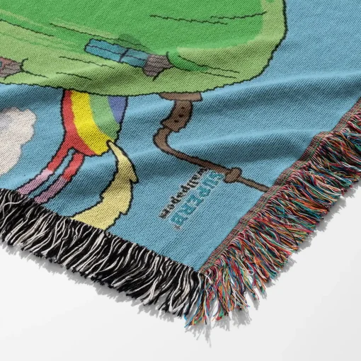 Adventure Cartoon  Woven Tapestry Throw Blanket – Fun Wall Art, Stylish Room Decor, Great for Home Decor - Image 6