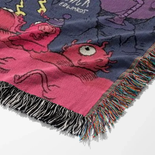 Adventure Cartoon  Woven Tapestry Throw Blanket – Unique Wall Rug, Cozy Room Decor, Collectible Merch - Image 6