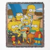 Simpson woven tapestry throw blanket, offering stylish wall rug design and bright home decor, making it the perfect gift for Simpsons fans.