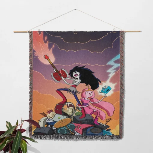 Adventure Cartoon Woven Tapestry Throw Blanket – Bright Wall Rug, Room Decor, Perfect Gift Idea - Image 2