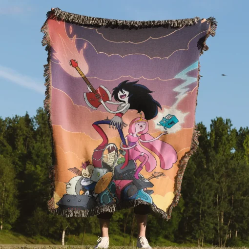Adventure Cartoon Woven Tapestry Throw Blanket – Bright Wall Rug, Room Decor, Perfect Gift Idea - Image 4