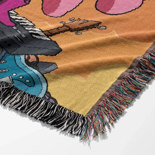 Adventure Cartoon Woven Tapestry Throw Blanket – Bright Wall Rug, Room Decor, Perfect Gift Idea - Image 6