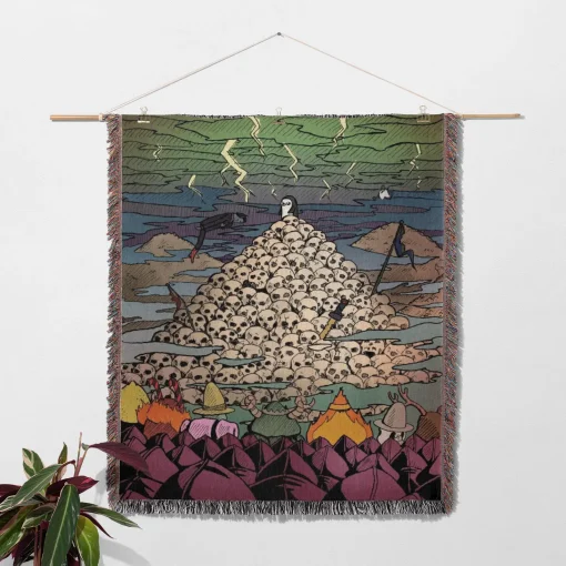 Adventure Cartoon Woven Tapestry Throw Blanket – Colorful Wall Art, Cozy Room Decor, Collectible Accent - Image 2