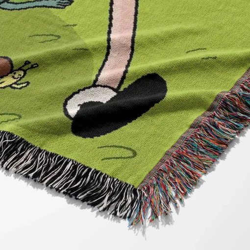 Adventure Cartoon Woven Tapestry Throw Blanket – Cool Wall Rug, Bright Room Decor, Gift for Game Lovers - Image 6