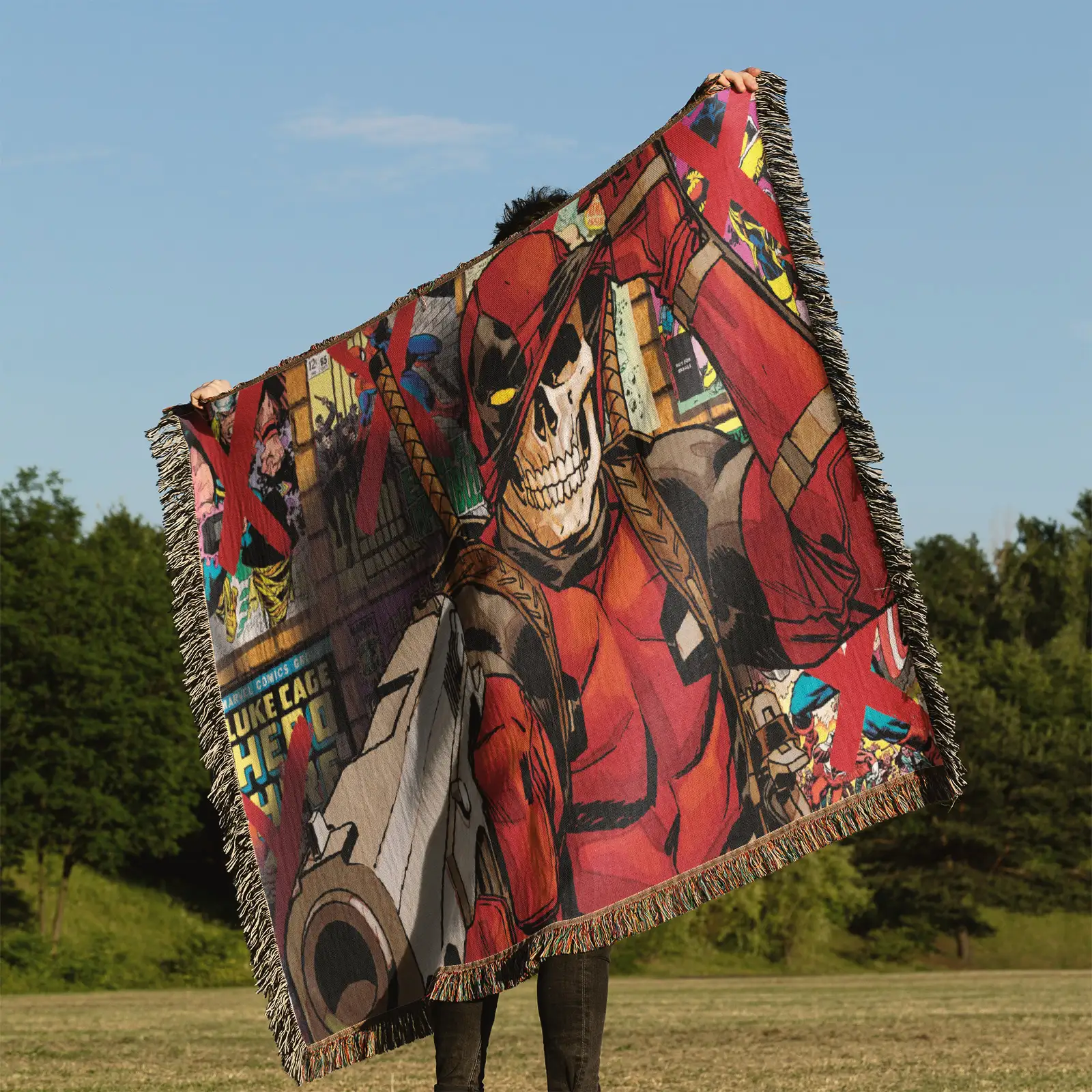 DP Woven Tapestry Throw Blanket – Stylish Wall Rug, Cozy Room Decor, Perfect Gift - Image 3