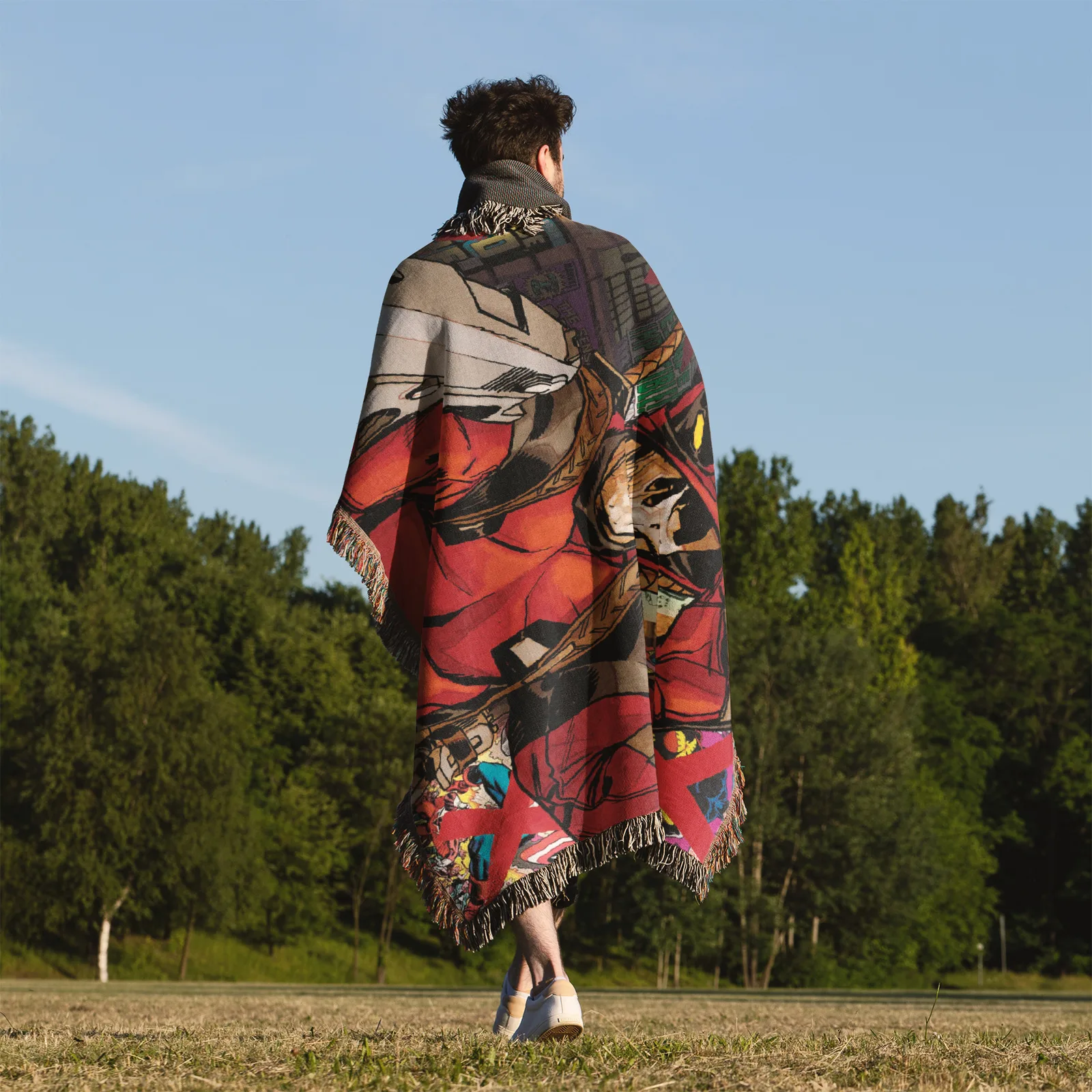 DP Woven Tapestry Throw Blanket – Stylish Wall Rug, Cozy Room Decor, Perfect Gift - Image 5