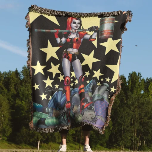 Harley Woven Tapestry Throw Blanket – Colorful Wall Art, Unique Room Decor, Collectible Merch - Image 4