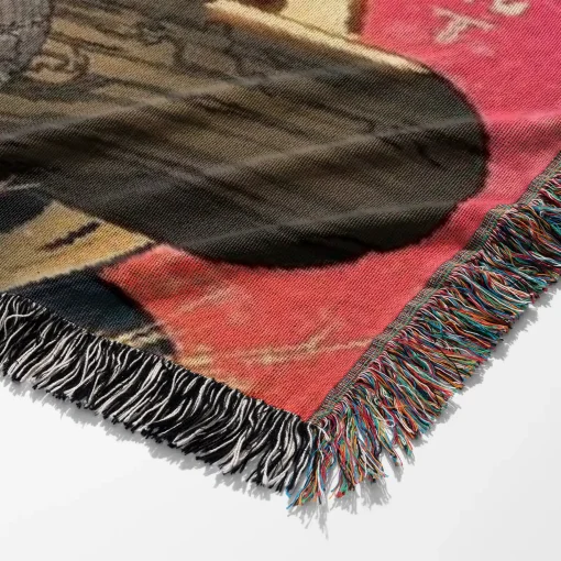 Harley  Woven Tapestry Throw Blanket – Retro Wall Rug, Fun Room Decor, Perfect Gift - Image 6