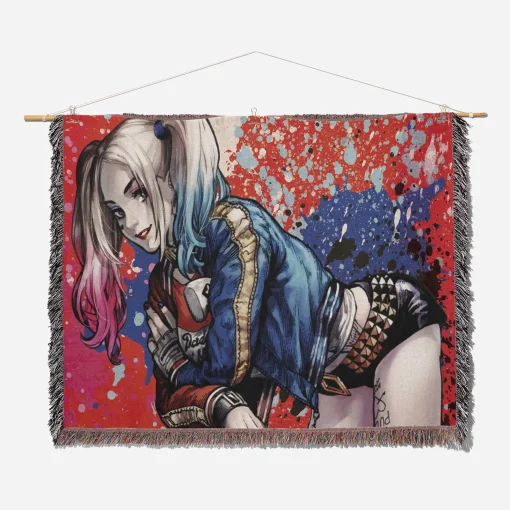 Harley  Woven Tapestry Throw Blanket – Fun Wall Art, Cool Room Decor, Collectible Merch - Image 2