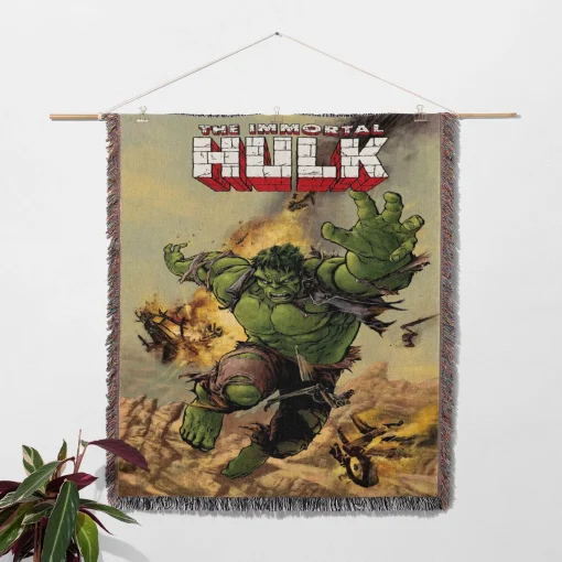 Hulk Woven Tapestry Throw Blanket – Fun Wall Art, Unique Room Decor, Collectible Accent - Image 2