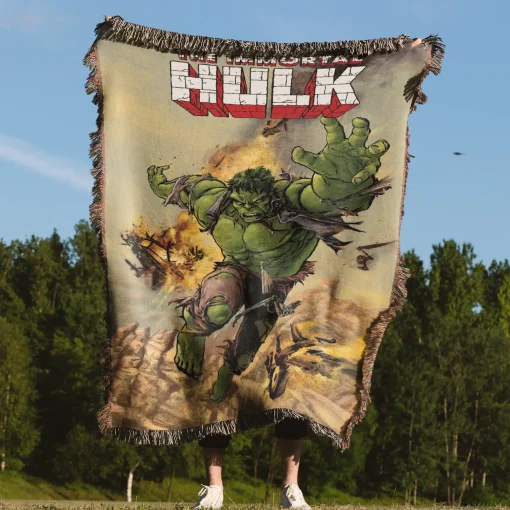 Hulk Woven Tapestry Throw Blanket – Fun Wall Art, Unique Room Decor, Collectible Accent - Image 4