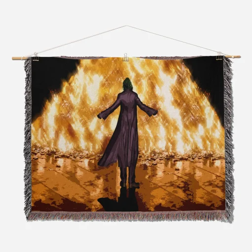 Joker Woven Tapestry Throw Blanket – Retro Wall Rug, Fun Room Decor, Perfect Gift - Image 2