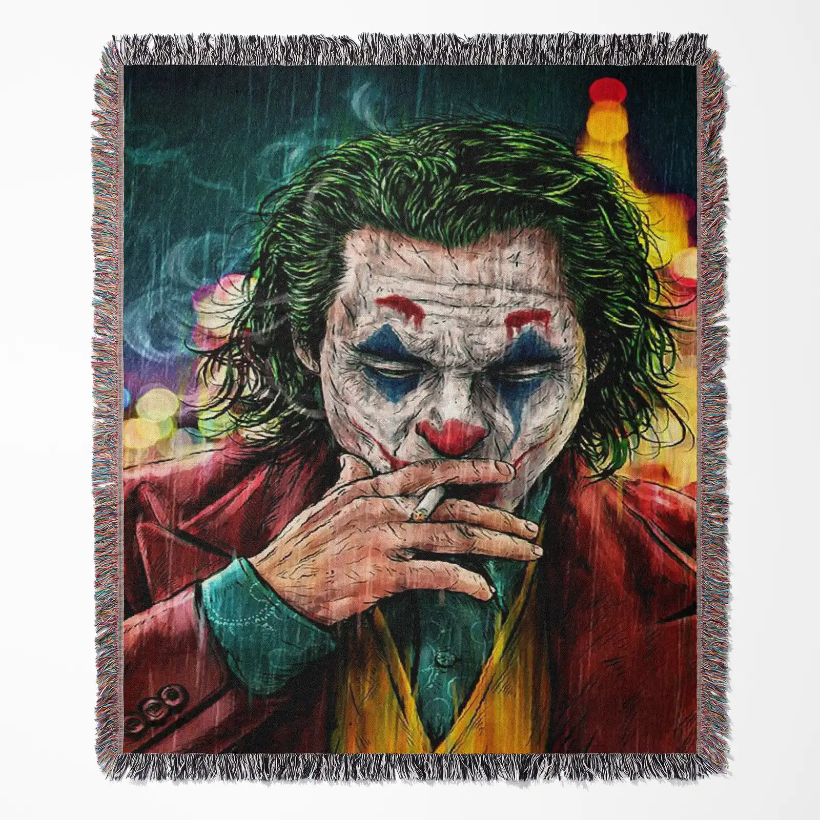 Joker Woven Tapestry Blanket