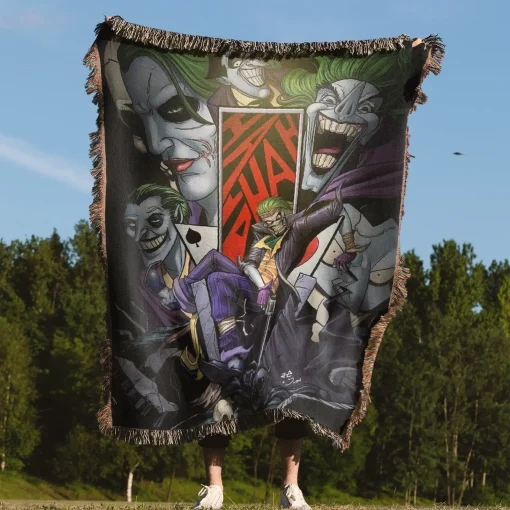 Joker Woven Tapestry Throw Blanket – Stylish Wall Rug, Unique Room Decor, Perfect Gift - Image 4