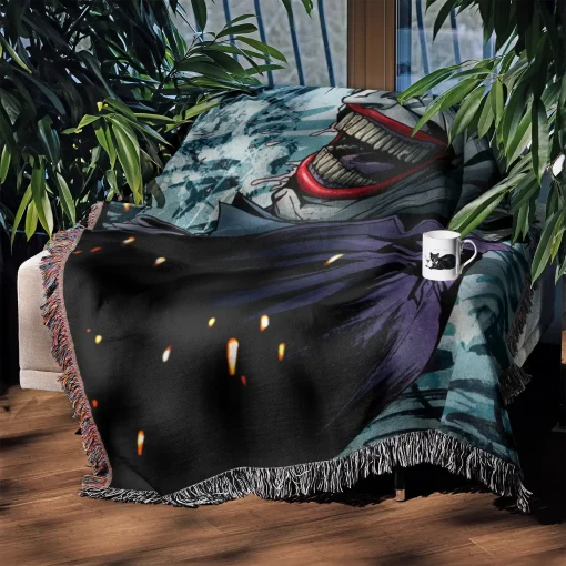 Joker Woven Tapestry Throw Blanket – Fun Wall Art, Cool Room Decor, Collectible Merch - Image 4
