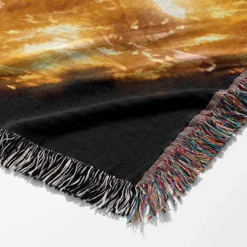 Ninja Woven Tapestry Throw Blanket – Retro Wall Rug, Cozy Room Decor, Perfect Gift - Image 6