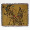 Ninja Turtles woven tapestry throw blanket, offering fun wall art and cool room decor, perfect as a collectible accent for Teenage Mutant Ninja Turtles enthusiasts.
