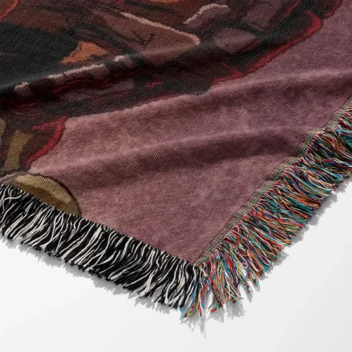 Ninja Woven Tapestry Throw Blanket – Colorful Wall Art, Unique Room Decor, Collectible Merch - Image 6