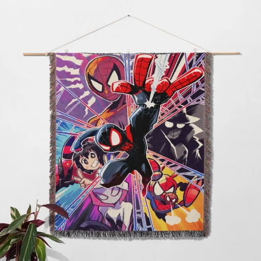 Spider Woven Tapestry Throw Blanket – Stylish Wall Rug, Cozy Room Decor, Perfect Gift - Image 2