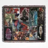 Spider woven tapestry throw blanket, offering fun wall art and cool room decor, perfect for Spider-Man fans and collectors.