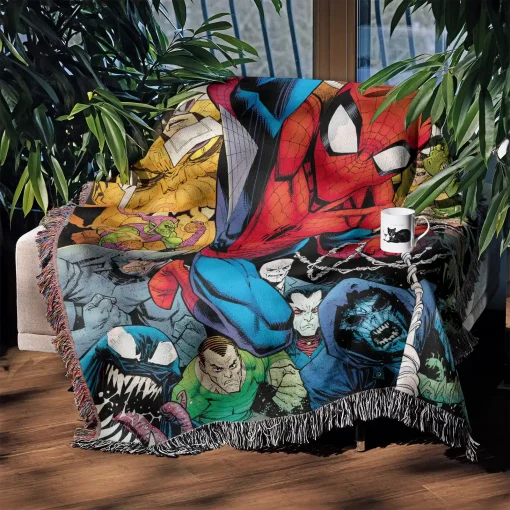 Spider Woven Tapestry Throw Blanket – Stylish Wall Rug, Unique Room Decor, Perfect Gift - Image 3