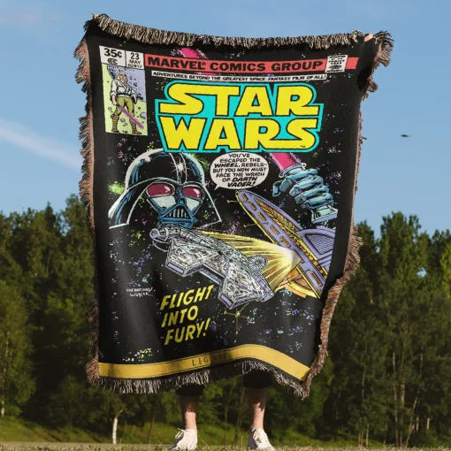 Darth Vader Woven Tapestry Throw Blanket – Retro Wall Rug, Cool Room Decor, Perfect Gift - Image 4