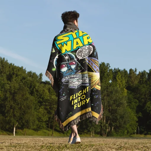 Darth Vader Woven Tapestry Throw Blanket – Retro Wall Rug, Cool Room Decor, Perfect Gift - Image 5