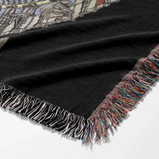 Millennium Falcon Woven Tapestry Throw Blanket – Stylish Wall Art, Unique Room Decor, Collectible Merch - Image 6