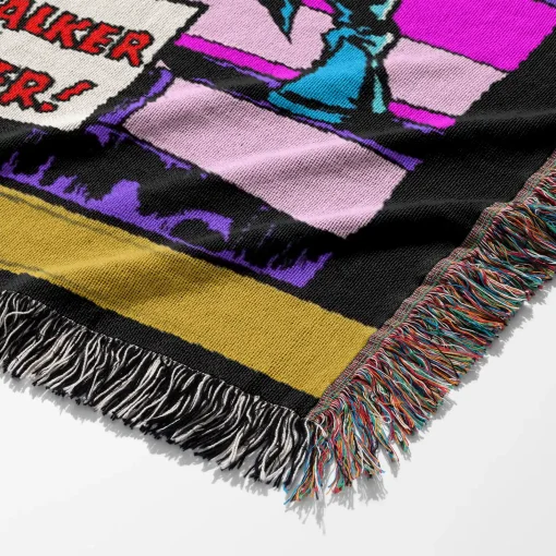 Star Comic Cover Woven Tapestry Throw Blanket – Retro Wall Rug, Unique Room Decor, Perfect Gift - Image 6