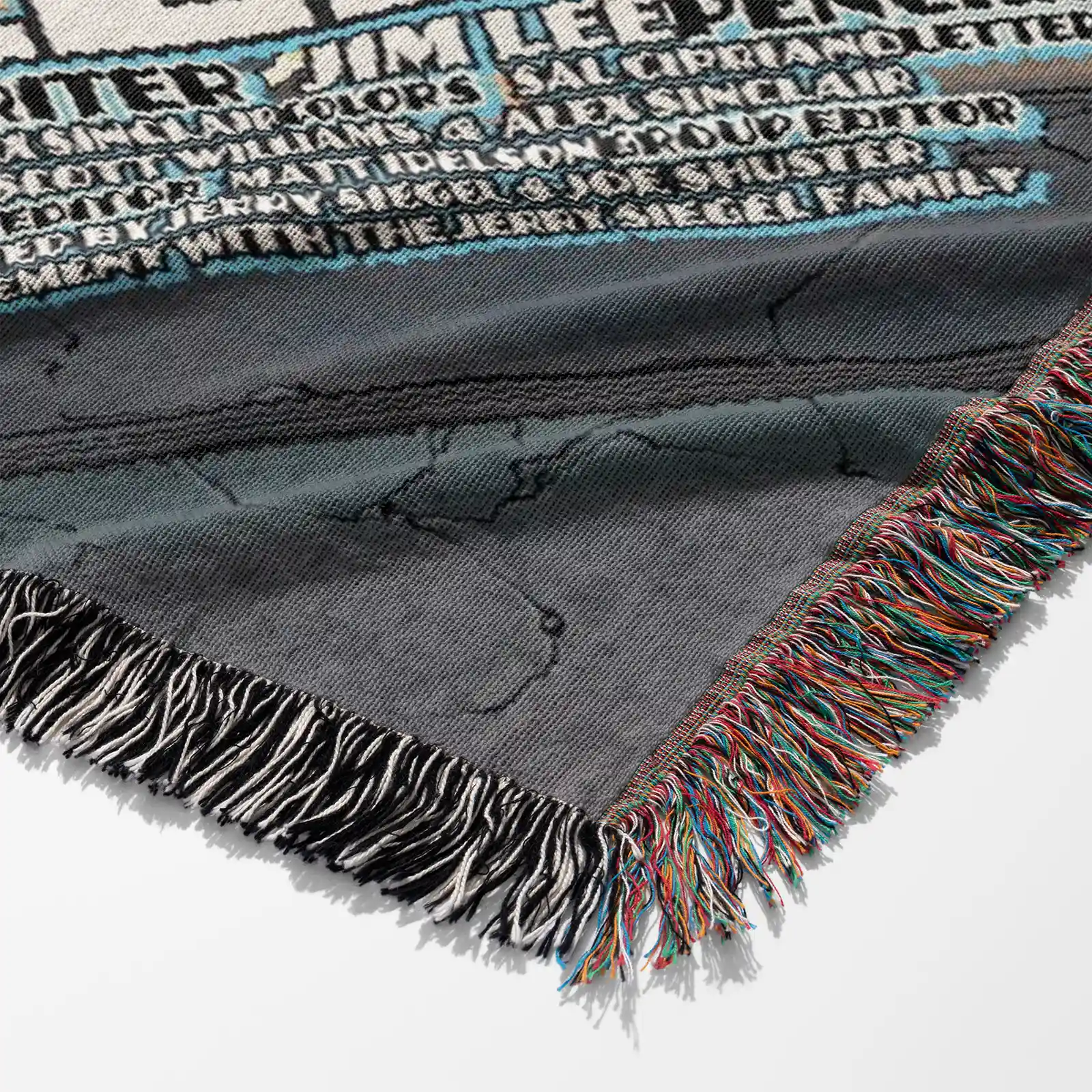 Superhero Woven Tapestry Throw Blanket – Colorful Wall Art, Cozy Room Decor, Collectible Merch - Image 6