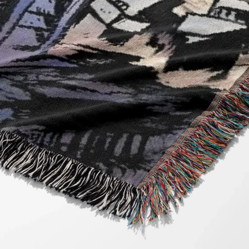 Trans Robot Woven Tapestry Throw Blanket – Bright Wall Art, Unique Room Decor, Collectible Accent - Image 6