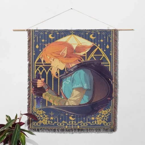 Link Woven Tapestry Throw Blanket – Epic Wall Art, Room Decor, Cozy Home Decor, Perfect Gift - Image 2